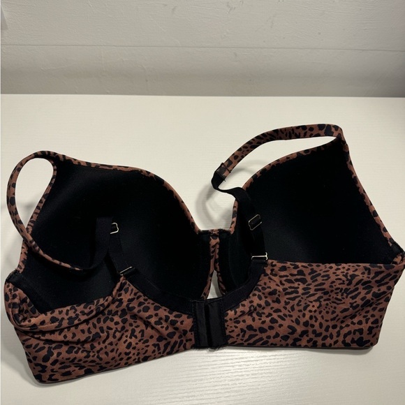 Soma Cheetah Print Underwire Push Up Bra 38D Animal Print Comfort Padded - Picture 4 of 4